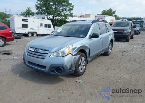 2014 Subaru Outback 2.5I from USA, damaged, VIN 4S4BRBAC4E3284222